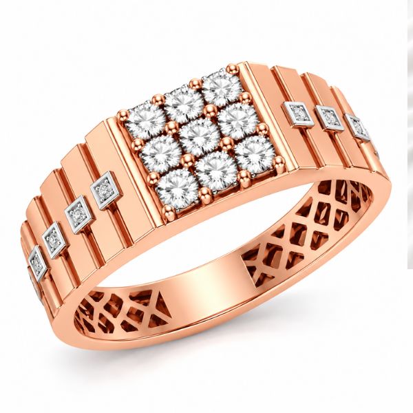 Gold Luxe Cluster Ring